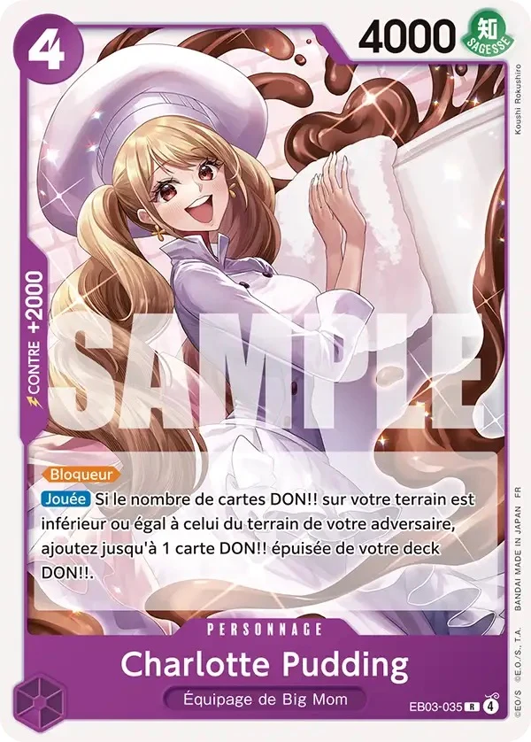 Carte One Piece française Charlotte Pudding EB03-035 R