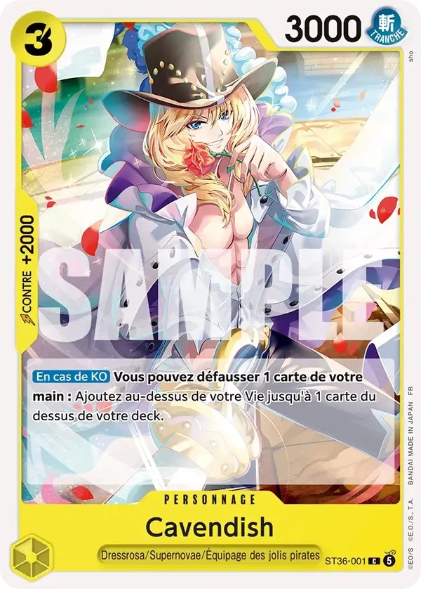 Carte One Piece française Cavendish ST36-001 C