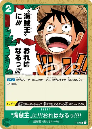 I'm Gonna Be King of the Pirates!! P-024