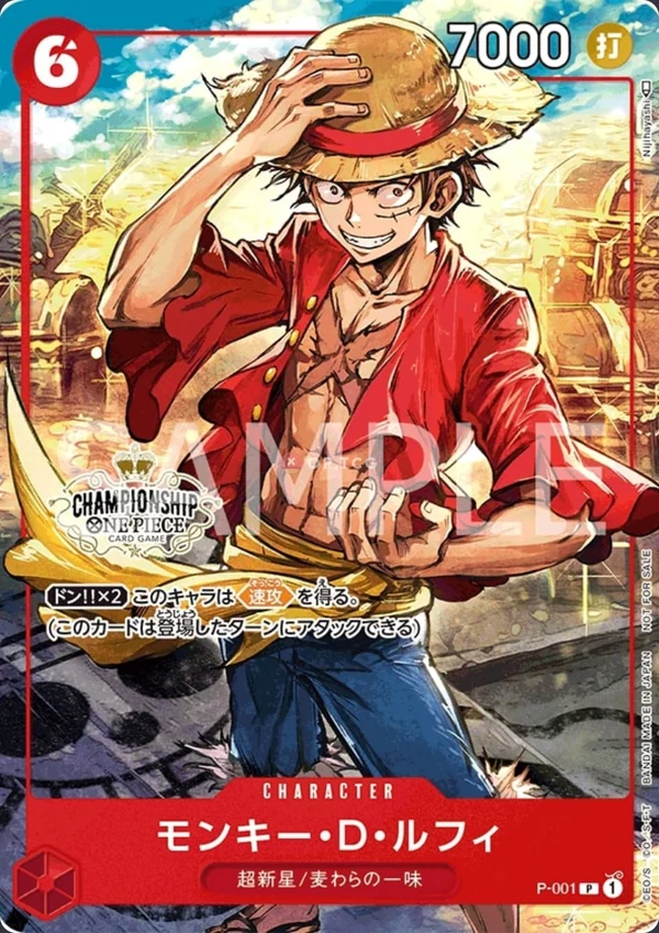 Monkey.D.Luffy P-001