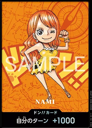 Carte One Piece japonaise DON!! Card Nami