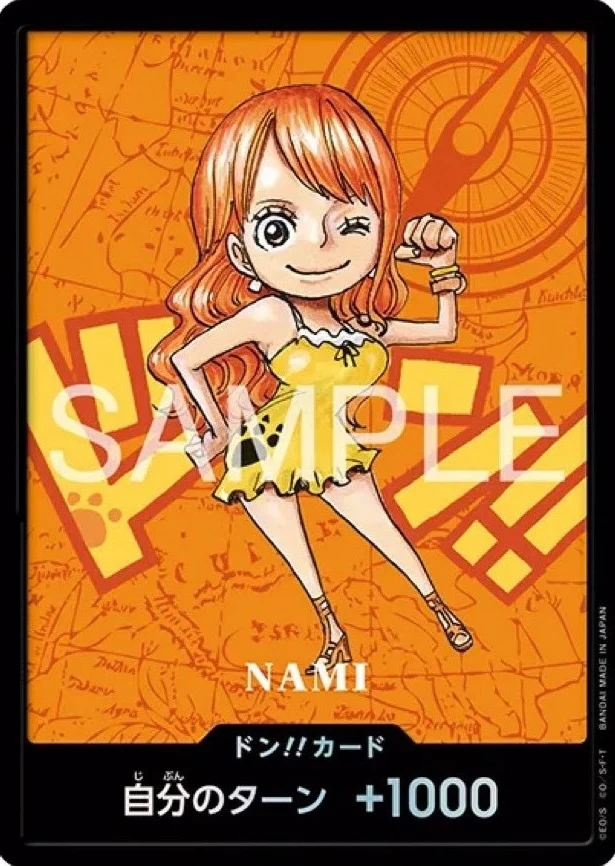 Carte One Piece japonaise DON!! Card Nami