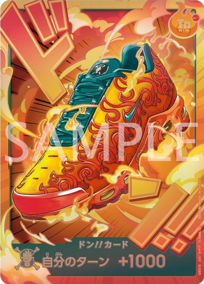 Carte One Piece japonaise DON!! Card Nike Mera Mera