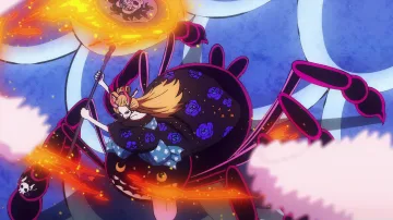 Fruit du Démon Kumo Kumo no Mi, modèle Rosamygale grauvogeli (One Piece)